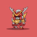 Standing Cute Gundam Mecha RobotÃÂ sweet kids graphics for t-shirts and toys, vector design and can use Suitable for tshirt,
